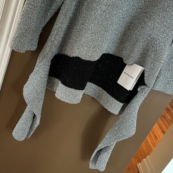 Balenciaga sparkle oversize sweater - Picture 5 of 12